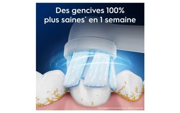 BRAUN BROSSETE IO X3 GENTLECAREBLANC